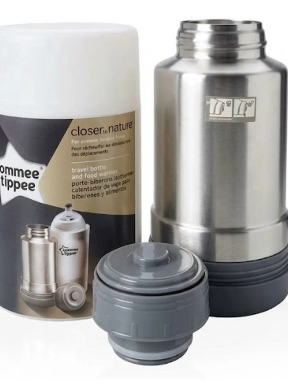 Tommee Tippee Travel Bottle and Food Warmer Baby Food Thermos New Without Box